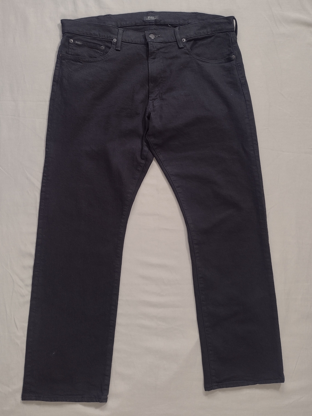 Polo Ralph Lauren 38x32 Black Classic Fit Stretch Denim Jeans